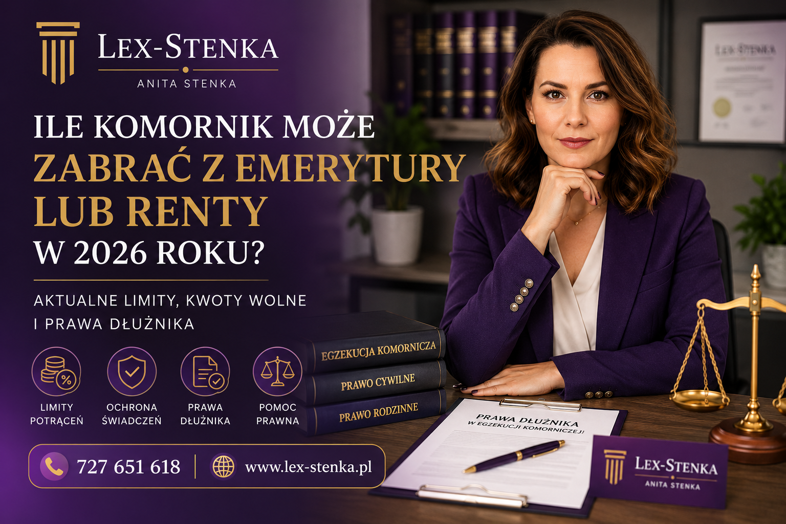 👵💸 Ile komornik może zabrać z emerytury lub renty w 2026 roku? Aktualne limity, kwoty wolne i prawa dłużnika