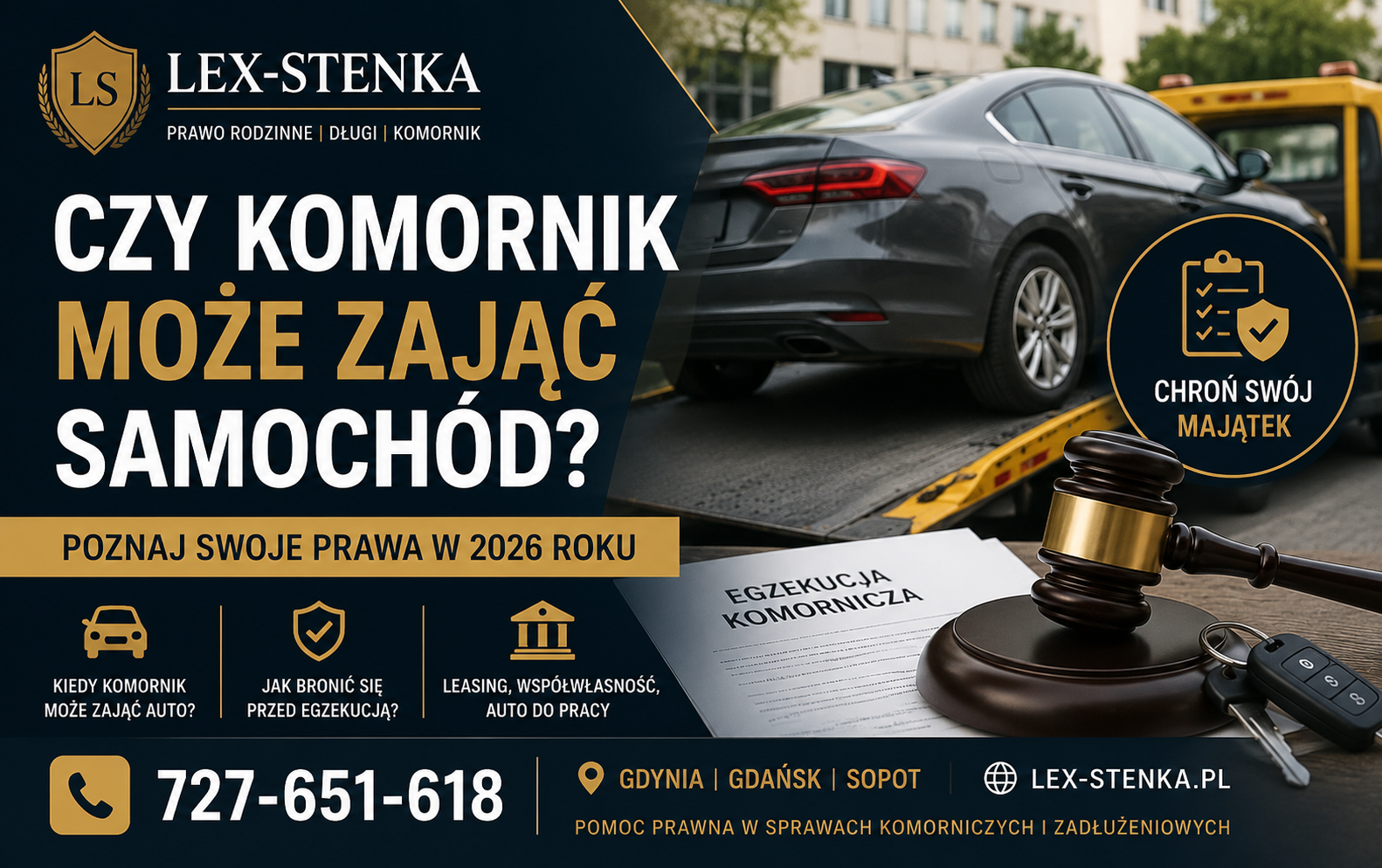 🚗⚖️ Czy komornik może zająć samochód w 2026 roku? Kiedy auto podlega egzekucji i jak skutecznie chronić swój pojazd