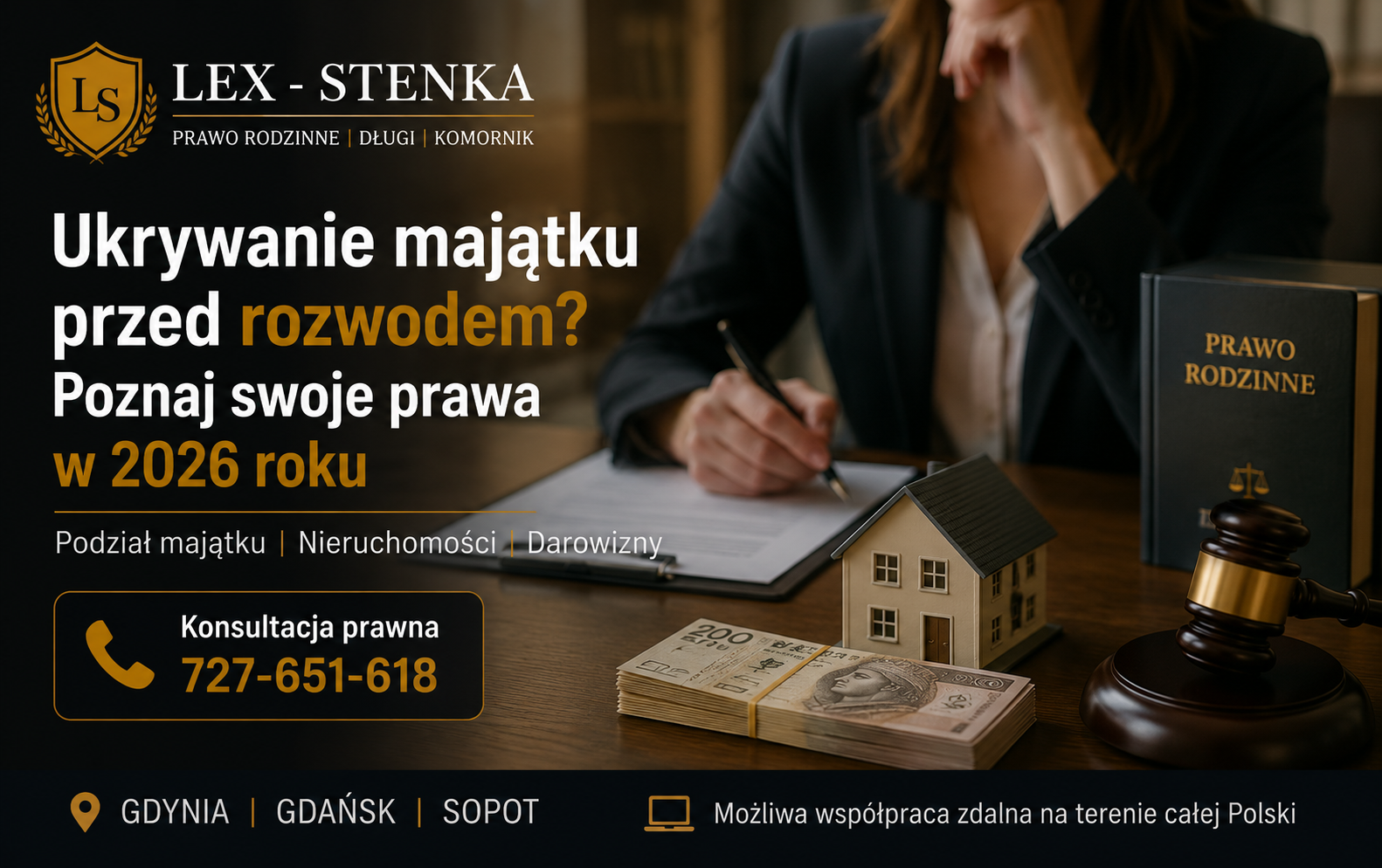 🏠⚖️ Czy żona lub mąż może przepisać majątek przed rozwodem? Ukrywanie majątku i darowizny przed podziałem majątku w 2026 roku