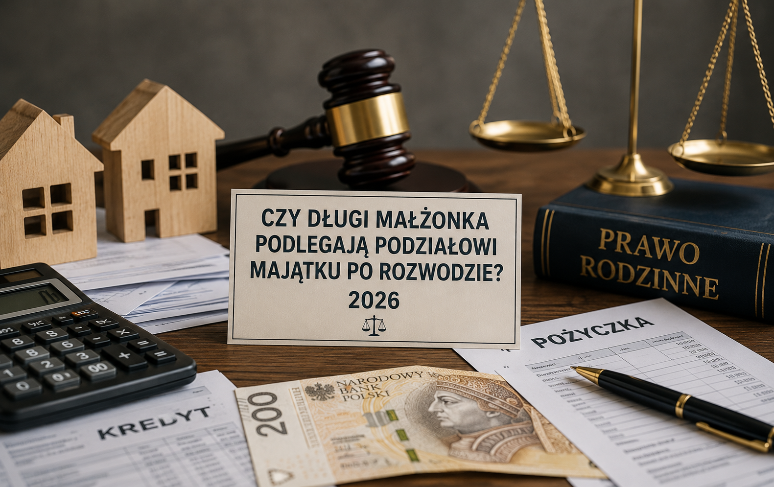 ⚖️ Czy długi małżonka podlegają podziałowi majątku po rozwodzie w 2026 roku?