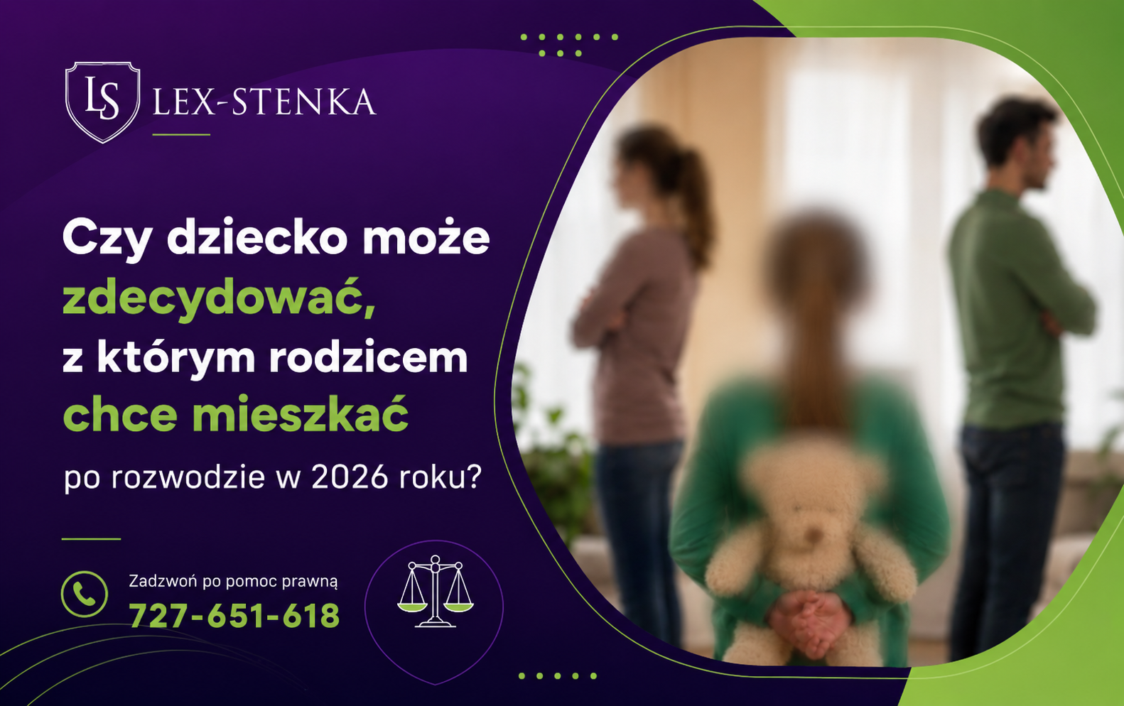 Czy dziecko może zdecydować, z którym rodzicem chce mieszkać po rozwodzie w 2026 roku?