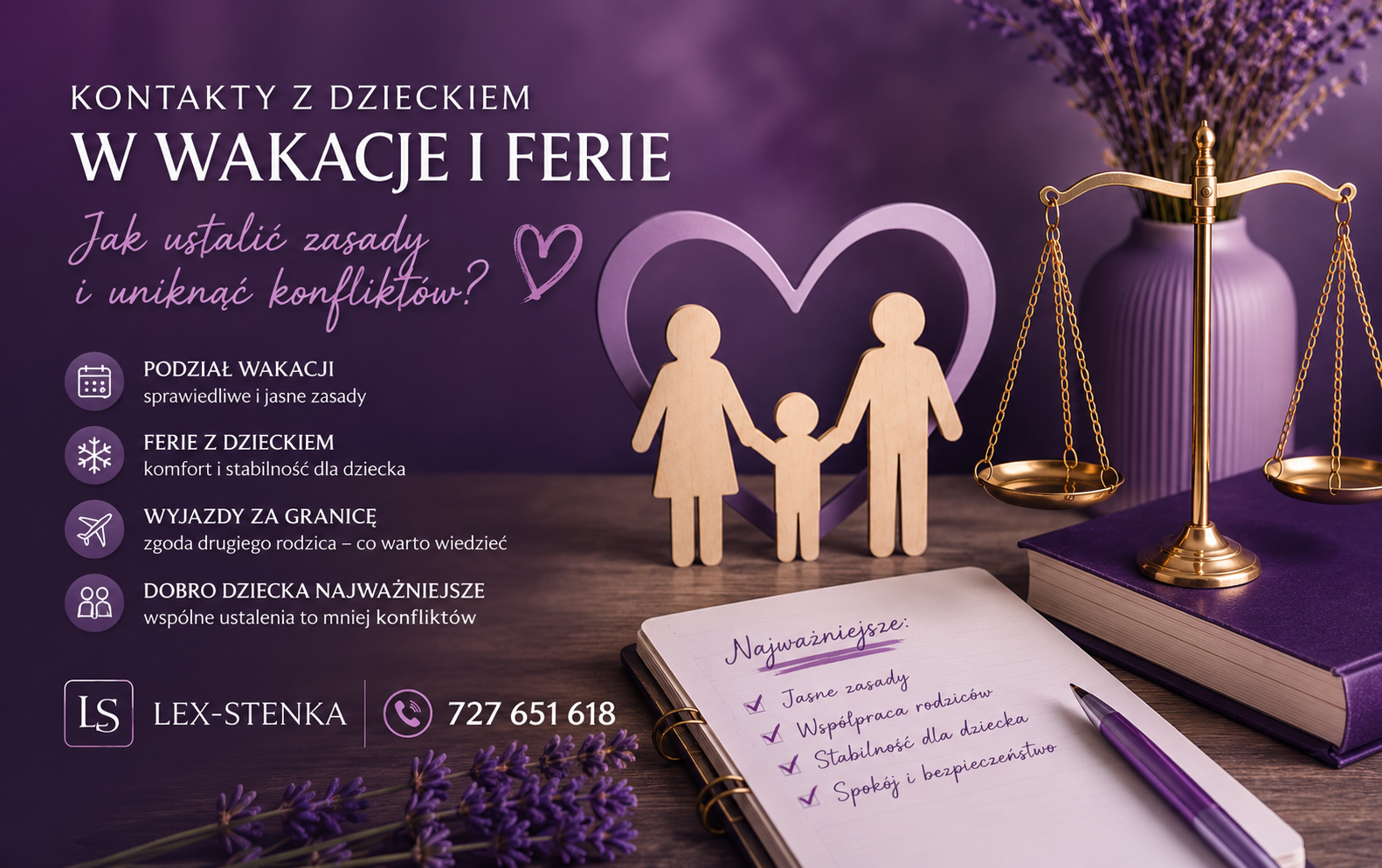 Kontakty z dzieckiem w wakacje i ferie – jak ustalić zasady i uniknąć konfliktów?
